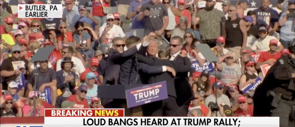 Photographer Appears To Have Captured Images Of Bullet Whipping By Trump’s Head